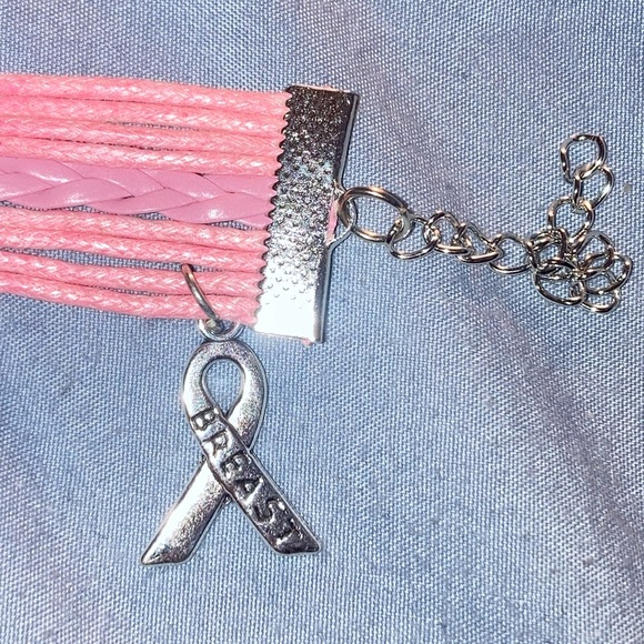 Pink 'Hope Believe' Multi-Strand Bracelet - Picture 5 of 5